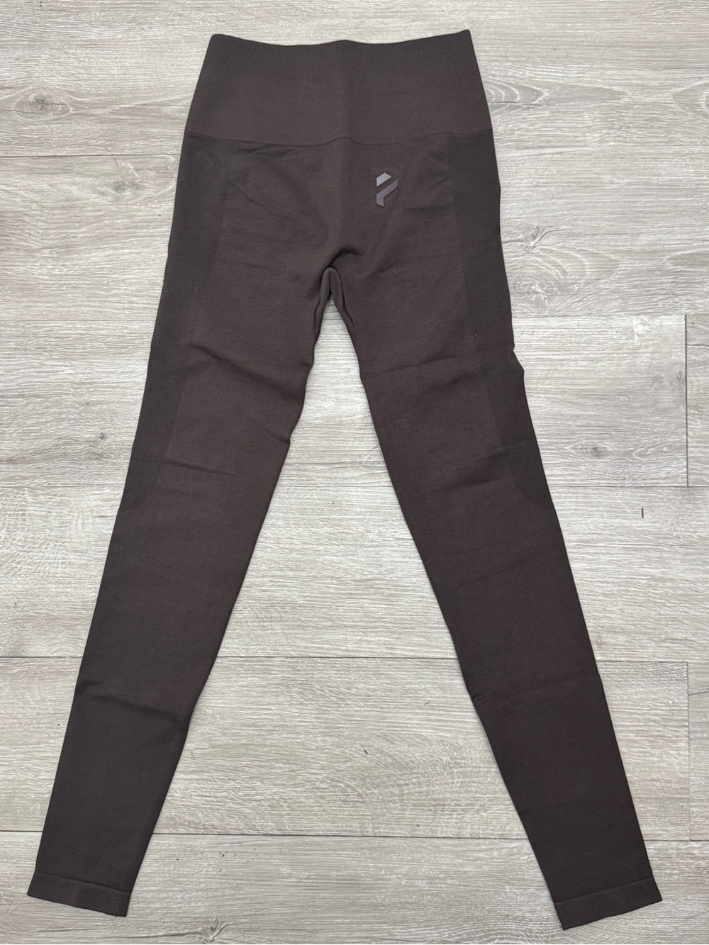 Brown High Waisted Scrunch Butt Leggings Sculpting Seamless Stretch Activewear
